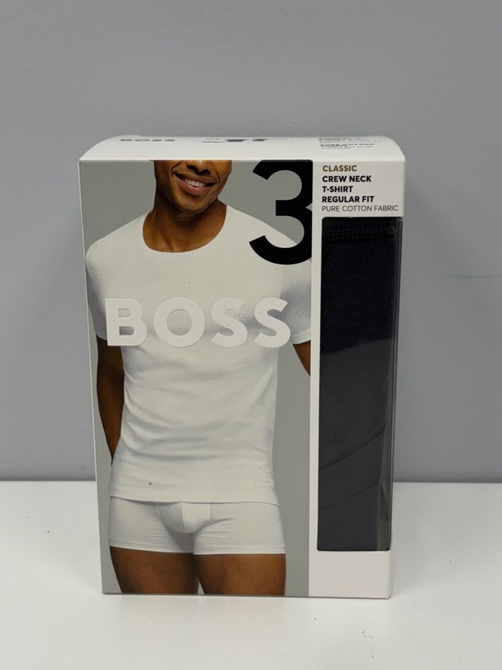 Hugo Boss - T Shirt RN 3P Classic - Blue/ Gray / White